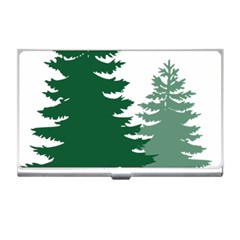 Pine Trees Spruce Tree Business Card Holder by Modalart