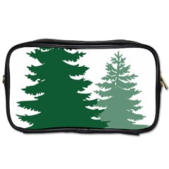 Pine Trees Spruce Tree Toiletries Bag (One Side)