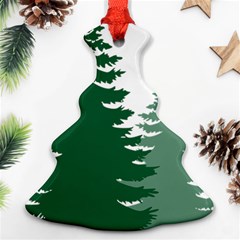 Pine Trees Spruce Tree Christmas Tree Ornament (Two Sides)