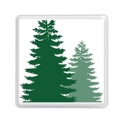 Pine Trees Spruce Tree Memory Card Reader (Square)