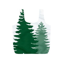 Pine Trees Spruce Tree Full Print Recycle Bag (S)