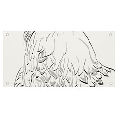 Eagle Birds Of Prey Raptor Banner And Sign 6  X 3  by Modalart