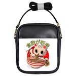 Ramen Cat Noodles Cute Japanes Girls Sling Bag Front