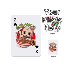 Ramen Cat Noodles Cute Japanes Playing Cards 54 Designs (mini)