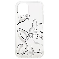 Dog Cat Domestic Animal Silhouette iPhone 12/12 Pro TPU UV Print Case