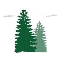 Pine Trees Spruce Tree Lightweight Drawstring Pouch (L)