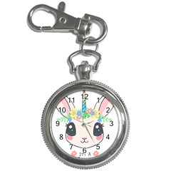 Unicorn Rabbit Hare Wreath Cute Key Chain Watches by Modalart