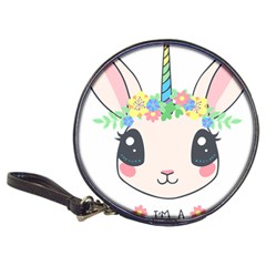 Unicorn Rabbit Hare Wreath Cute Classic 20-cd Wallets by Modalart