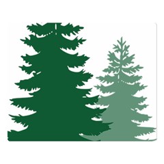 Pine Trees Spruce Tree Premium Plush Fleece Blanket (Large)