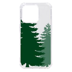 Pine Trees Spruce Tree iPhone 14 Pro TPU UV Print Case