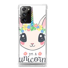 Unicorn Rabbit Hare Wreath Cute Samsung Galaxy Note 20 Ultra Tpu Uv Case by Modalart