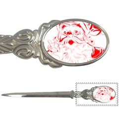 Santa Claus Red Christmas Letter Opener by Modalart