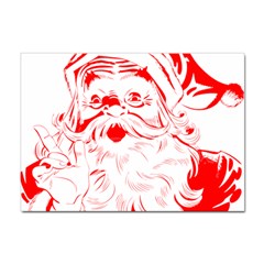 Santa Claus Red Christmas Sticker A4 (100 Pack) by Modalart