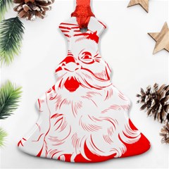 Santa Claus Red Christmas Ornament (christmas Tree)  by Modalart