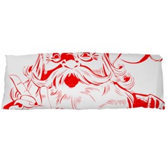 Santa Claus Red Christmas Body Pillow Case Dakimakura (two Sides) by Modalart