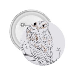 Owl Bird Wildlife Bird Of Prey 2.25  Buttons