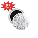 Owl Bird Wildlife Bird Of Prey 1.75  Magnets (100 pack)  Front