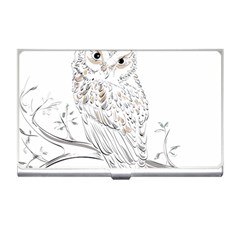 Owl Bird Wildlife Bird Of Prey Business Card Holder