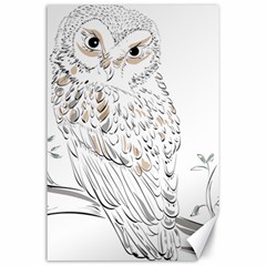 Owl Bird Wildlife Bird Of Prey Canvas 24  x 36 