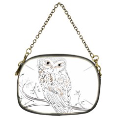 Owl Bird Wildlife Bird Of Prey Chain Purse (One Side)