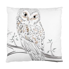 Owl Bird Wildlife Bird Of Prey Standard Cushion Case (one Side) by Modalart