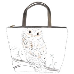 Owl Bird Wildlife Bird Of Prey Bucket Bag