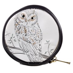 Owl Bird Wildlife Bird Of Prey Mini Makeup Bag