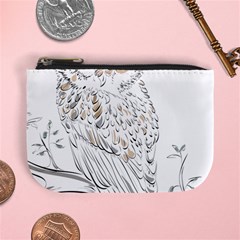 Owl Bird Wildlife Bird Of Prey Mini Coin Purse