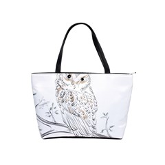 Owl Bird Wildlife Bird Of Prey Classic Shoulder Handbag