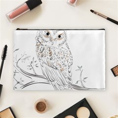 Owl Bird Wildlife Bird Of Prey Cosmetic Bag (large) by Modalart