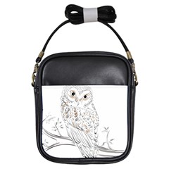 Owl Bird Wildlife Bird Of Prey Girls Sling Bag