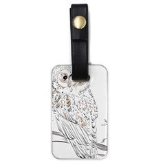 Owl Bird Wildlife Bird Of Prey Luggage Tag (one side)