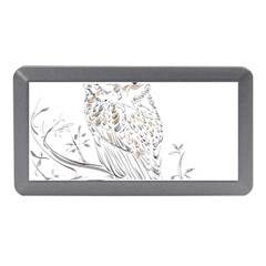 Owl Bird Wildlife Bird Of Prey Memory Card Reader (mini) by Modalart