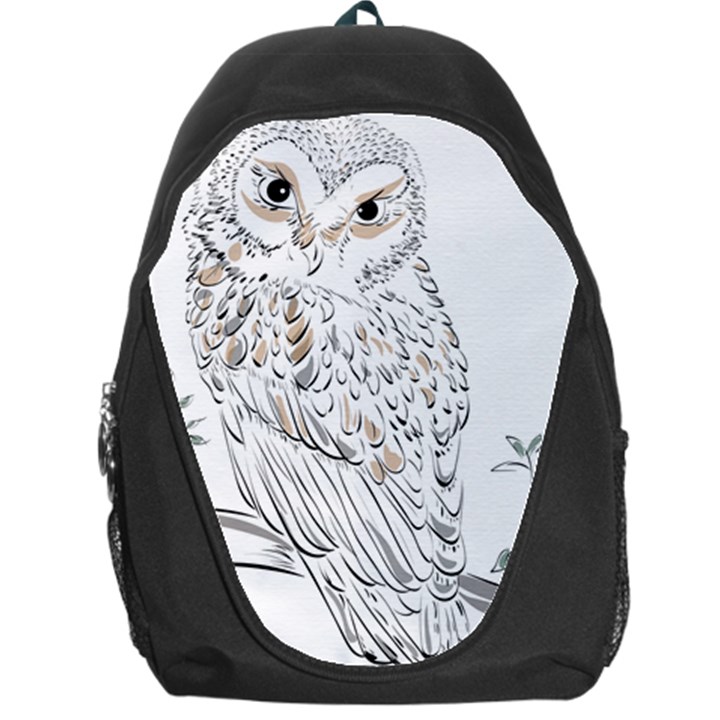 Owl Bird Wildlife Bird Of Prey Backpack Bag