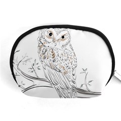 Owl Bird Wildlife Bird Of Prey Accessory Pouch (Medium)