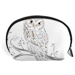 Owl Bird Wildlife Bird Of Prey Accessory Pouch (Large)