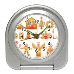 Gingerbread Food Snack Seasonal Travel Alarm Clock by Modalart