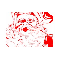 Santa Claus Red Christmas Premium Plush Fleece Blanket (mini) by Modalart