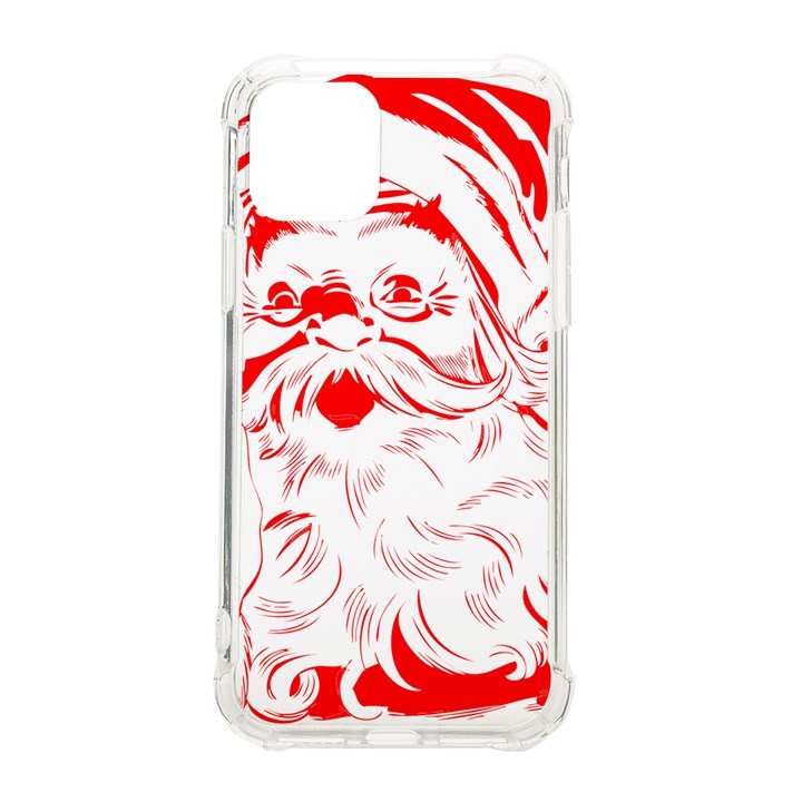 Santa Claus Red Christmas iPhone 11 Pro 5.8 Inch TPU UV Print Case