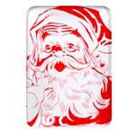 Santa Claus Red Christmas Rectangular Glass Fridge Magnet (4 pack) Front