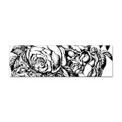 Roses Bouquet Flowers Sketch Sticker Bumper (100 Pack) by Modalart