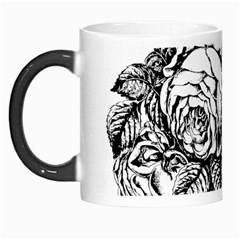 Roses Bouquet Flowers Sketch Morph Mug by Modalart