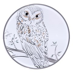 Owl Bird Wildlife Bird Of Prey Wireless Fast Charger(white) by Modalart