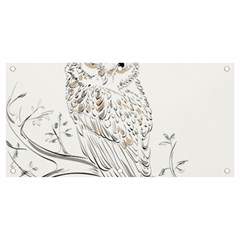 Owl Bird Wildlife Bird Of Prey Banner and Sign 4  x 2 