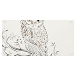 Owl Bird Wildlife Bird Of Prey Banner and Sign 6  x 3  Front