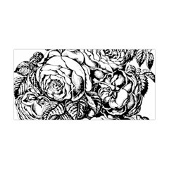 Roses Bouquet Flowers Sketch Yoga Headband by Modalart