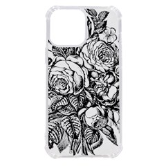 Roses Bouquet Flowers Sketch Iphone 13 Pro Max Tpu Uv Print Case by Modalart