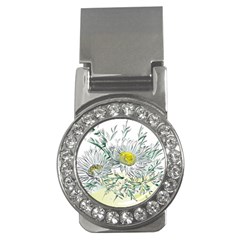 Thistle Alpine Flower Flower Plant Money Clips (cz)  by Modalart