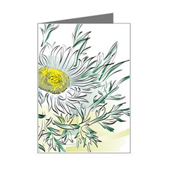 Thistle Alpine Flower Flower Plant Mini Greeting Card by Modalart