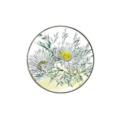 Thistle Alpine Flower Flower Plant Hat Clip Ball Marker (4 Pack) by Modalart